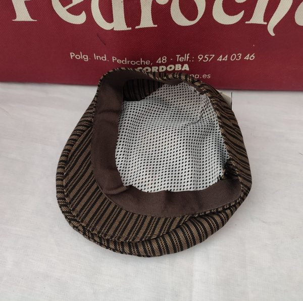 Gorra Modelo PEDROCHE (Tallas 47 a 51) Raya Marron Infantil - Imagen 3