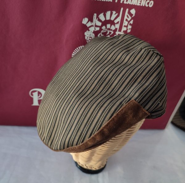 Gorra Modelo PEDROCHE (Tallas 58/59) Raya Marron-Antelina - Imagen 2