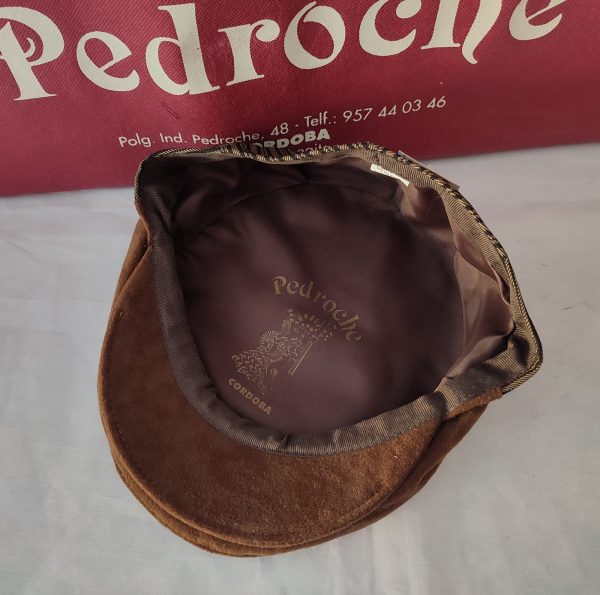 Gorra Modelo PEDROCHE (Tallas 58/59) Raya Marron-Antelina - Imagen 3