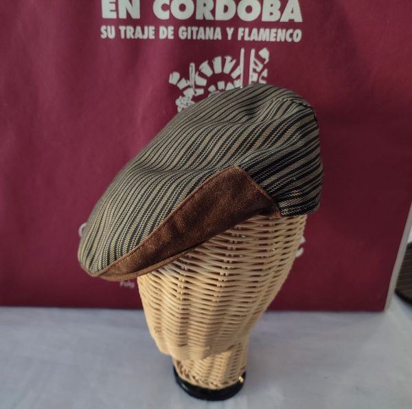 Gorra Modelo PEDROCHE (Tallas 58/59) Raya Marron-Antelina