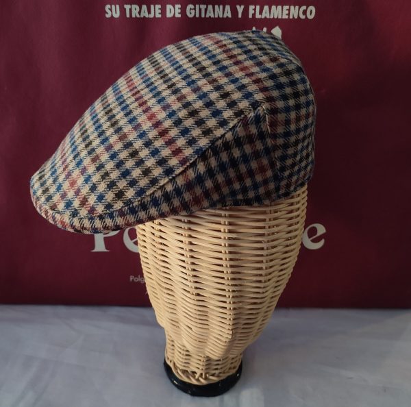 Gorra Modelo BULLET (55/56) Cuadros Azulon