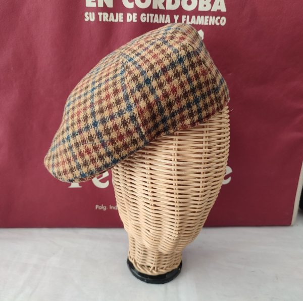 Gorra Modelo GATSBY (58/59) Pata Gallo Marron-Azul
