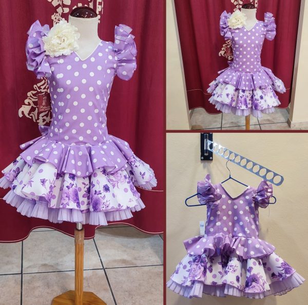 Modelo LEIRE Malva Lunar Blanco-Estampado