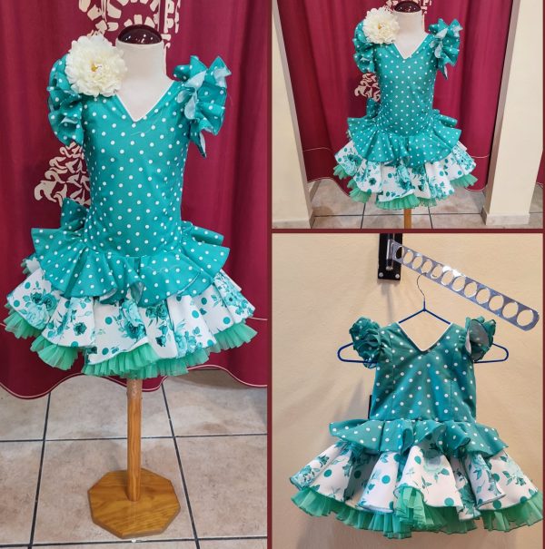 Modelo LEIRE Aguamarina Lunar Blanco-Estampado