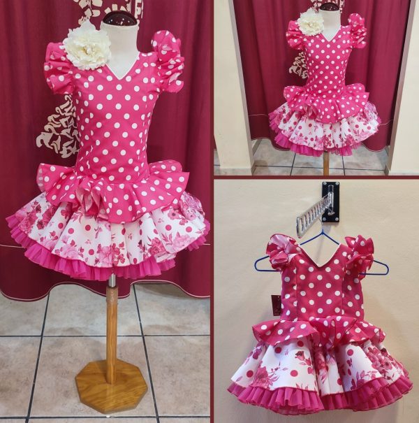 Modelo LEIRE Fucsia Lunar Blanco-Estampado
