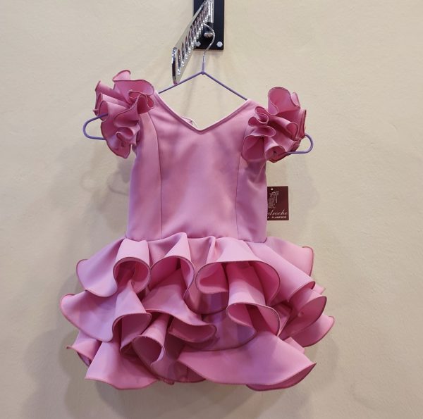 Vestido Flamenca Niña EMMA RECTO Maquillaje - Imagen 2