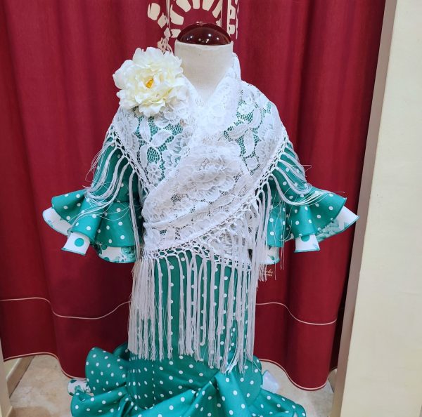 Modelo EVITA NIÑA COMBINADO Aguamarina Lunar Medio-Estampado - Imagen 4