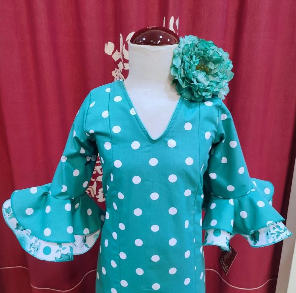 Modelo EVITA NIÑA COMBINADO Aguamarina Lunar Grande-Estampado - Imagen 3