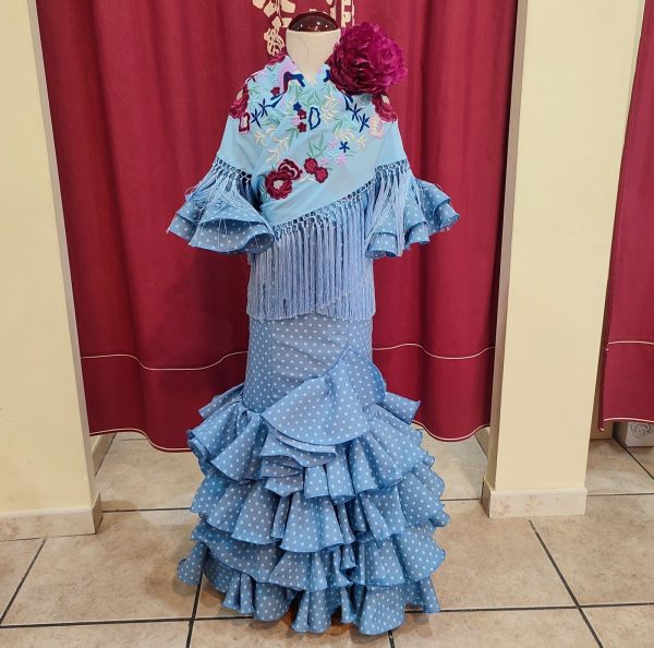 Modelo EVITA NIÑA Ducados Lunar Celeste