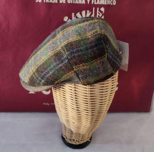Gorra Modelo CAPRISHETLAND (56/58/59) Cuadros Escoces Kaki
