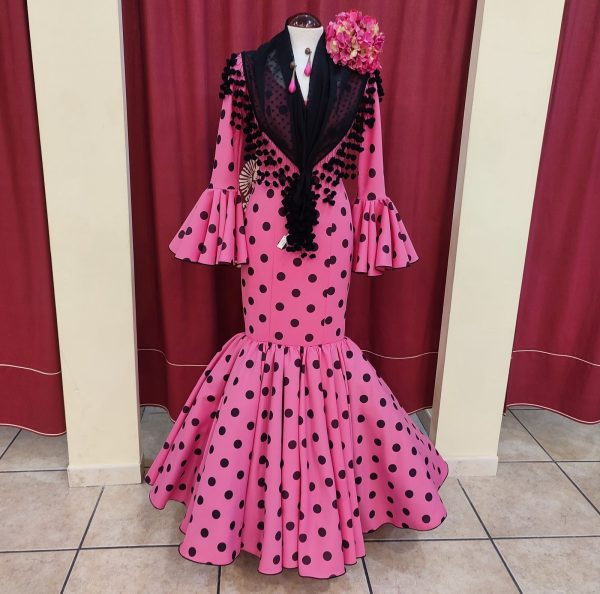 Modelo TERESA Fucsia Lunar Negro
