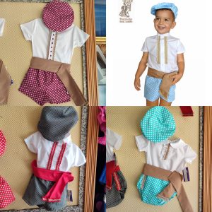 Conjuntos Flamencos Cortos-nino-bebe