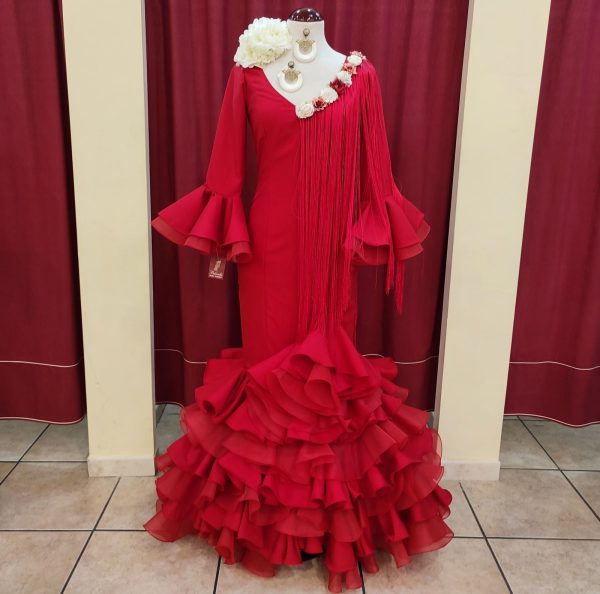 Vestido Flamenca PEDROCHE Rojo
