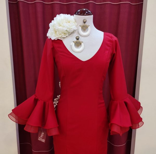 Vestido Flamenca PEDROCHE Rojo - Imagen 5