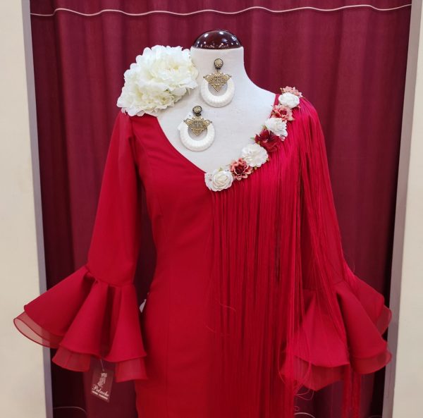 Vestido Flamenca PEDROCHE Rojo - Imagen 3