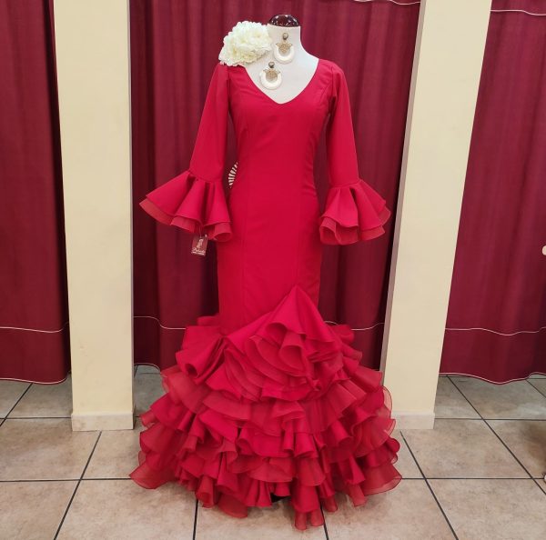 Vestido Flamenca PEDROCHE Rojo - Imagen 4