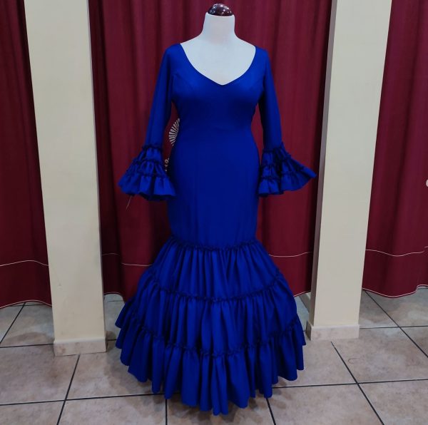 Vestido Flamenca RUBI Azulon - Imagen 5
