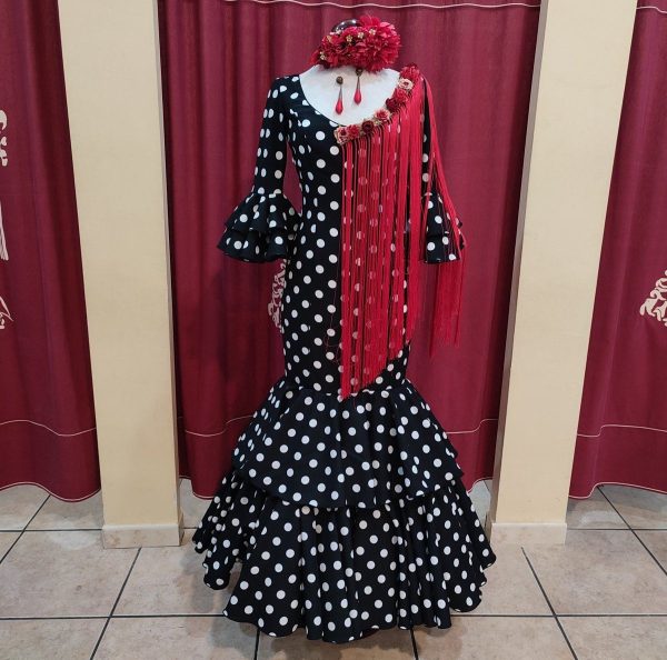 Modelo LOLA Negro Lunar Blanco