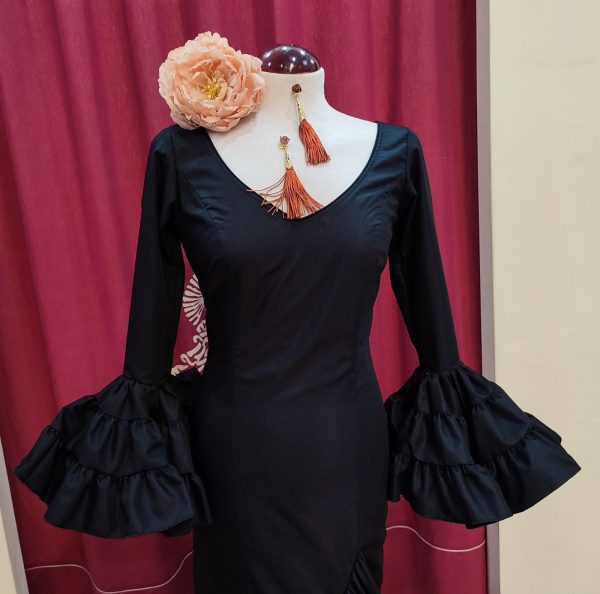 Vestido Flamenca CECILIA Negro - Imagen 4