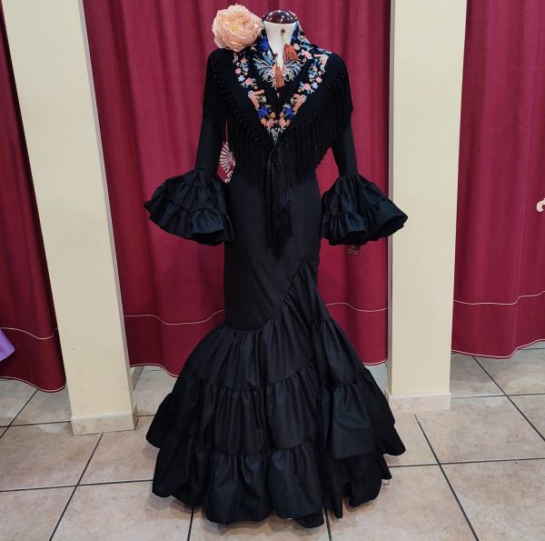 Vestido Flamenca CECILIA Negro
