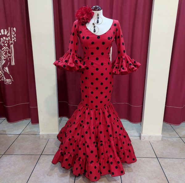 Modelo EVA CANASTERO (Talla 38) Rojo Lunar Grande Negro - Imagen 3