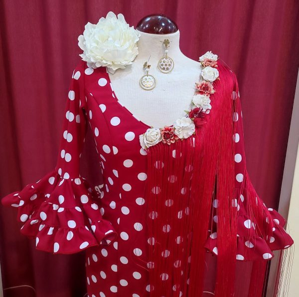 Modelo EVA CANASTERO (Talla 38) Rojo Lunar Blanco - Imagen 2