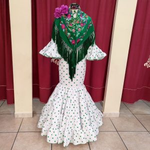 Modelo EVA CANASTERO Blanco Lunar Verde Andalucia
