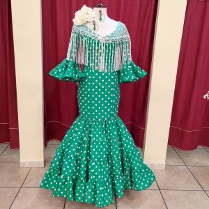 Modelo EVA CANASTERO Verde Andalucia Lunar Blanco