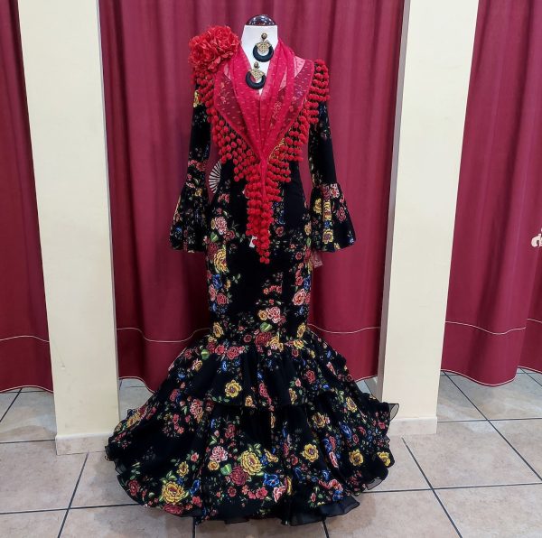 Modelo ROSALEDA Estampado Negro