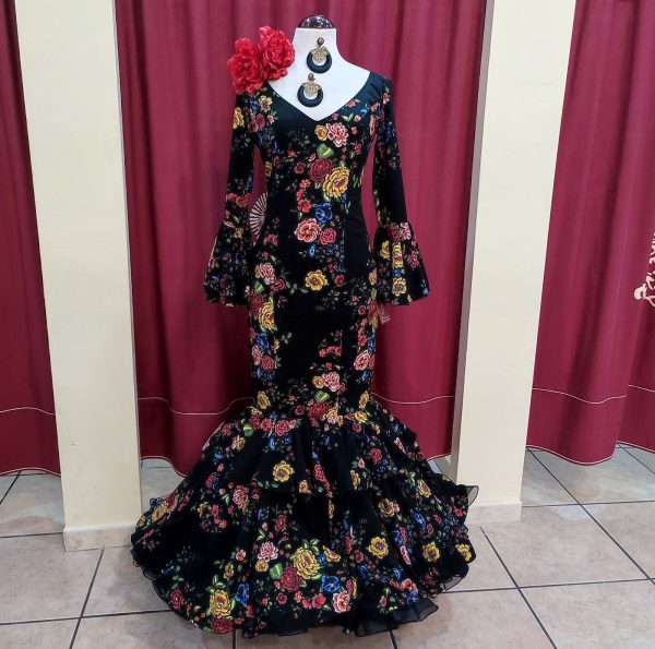 Modelo ROSALEDA Estampado Negro - Imagen 3