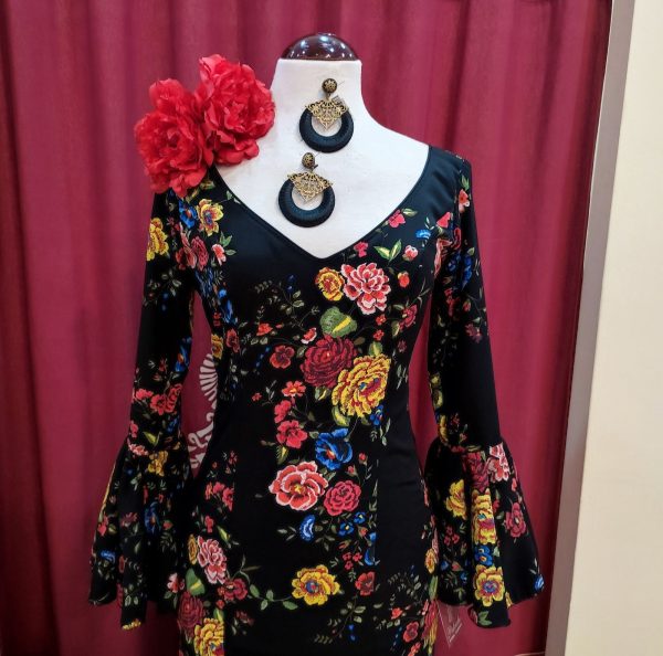 Modelo ROSALEDA Estampado Negro - Imagen 4