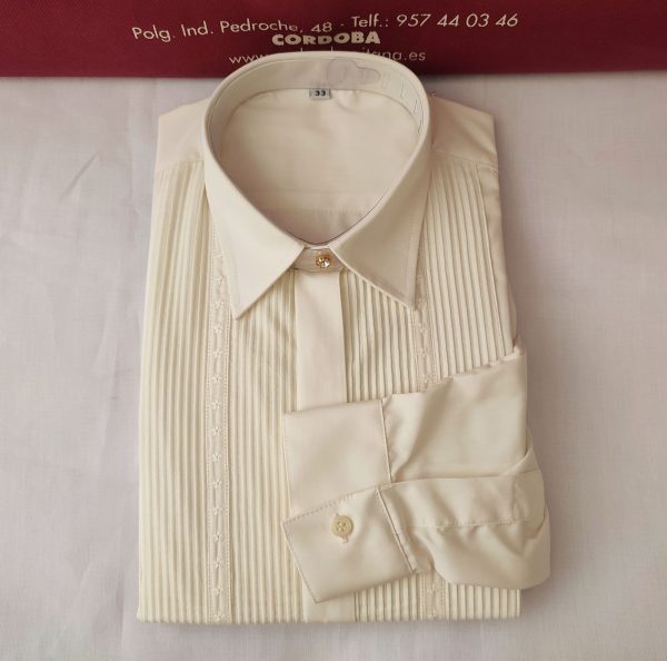 Camisa Modelo IZNAJAR CAMPERO INFANTIL Flor Beige