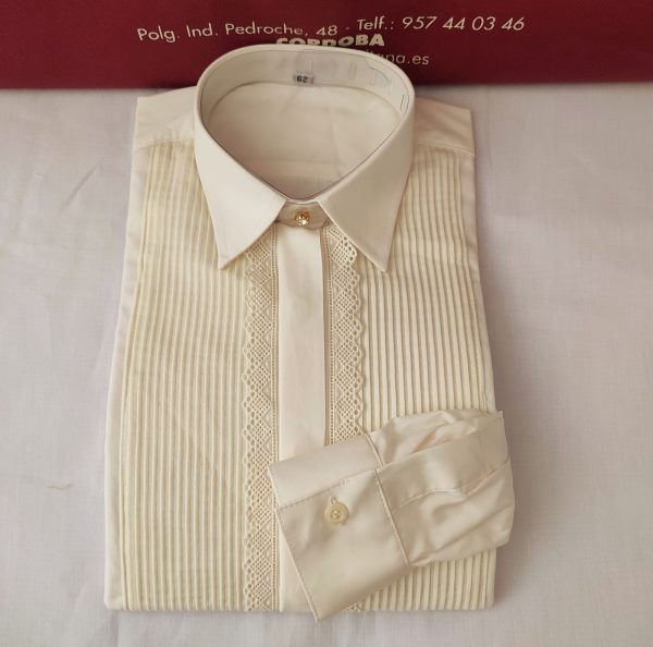 Camisa Modelo IZNAJAR CAMPERO INFANTIL Rombos Beige