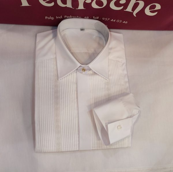 Camisa Modelo IZNAJAR CAMPERO ADULTO Rombos Blanca