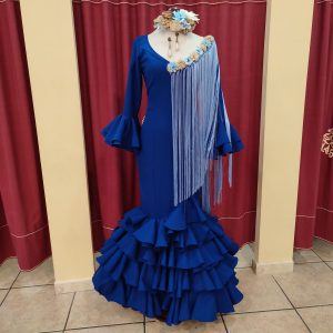 Vestido Flamenca EVITA Azulon