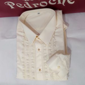 Camisa Campero IZNAJAR ADULTO 3 Volantes Beige