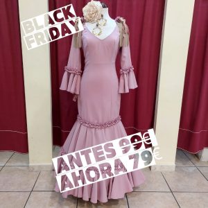 Vestido Flamenca LAVANDA Maquillaje