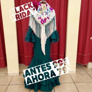 Vestido Flamenca MADRESELVA Aguamarina