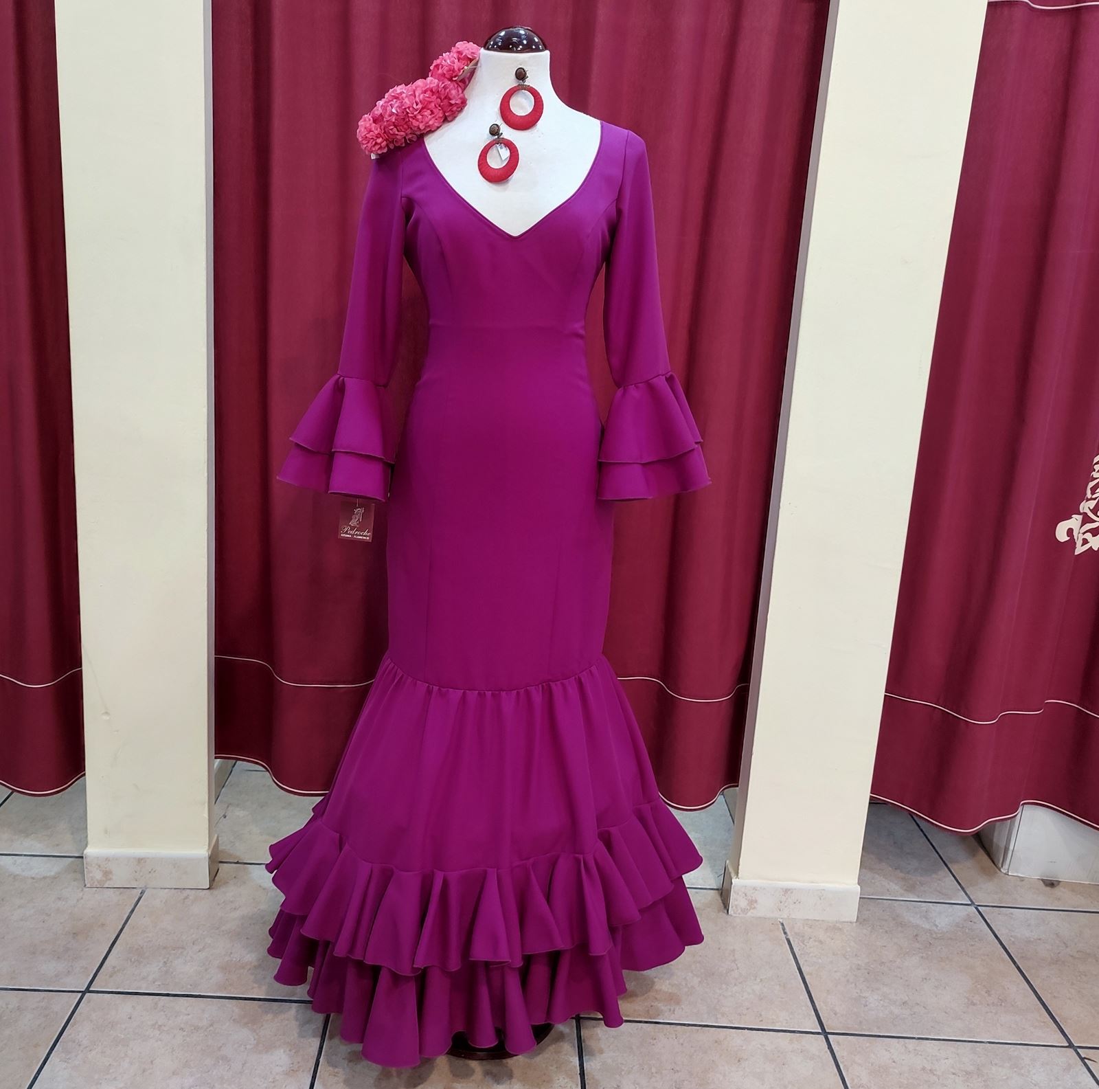 Vestido Flamenca MADRESELVA Buganvilla - Imagen 4