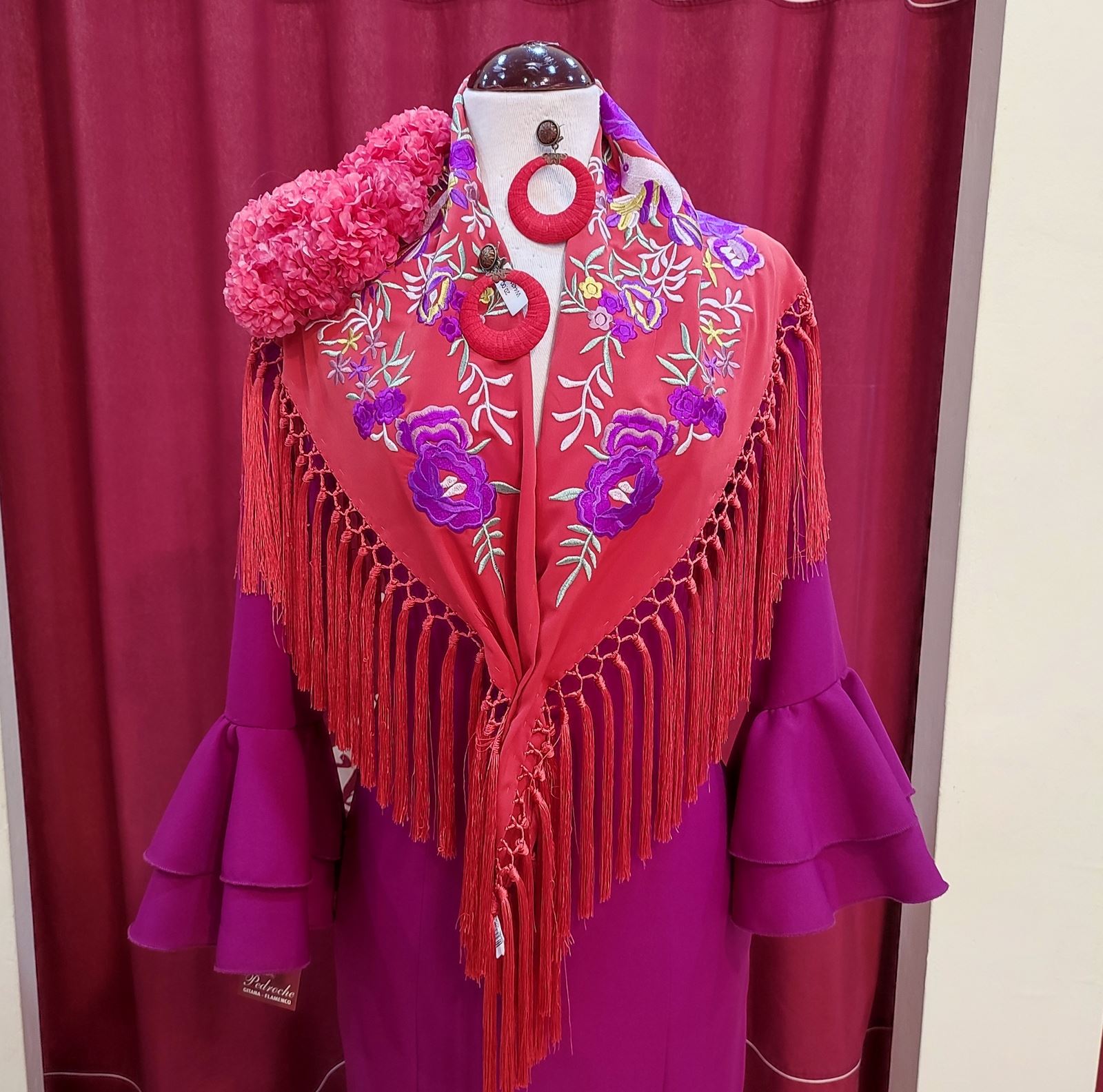 Vestido Flamenca MADRESELVA Buganvilla - Imagen 2