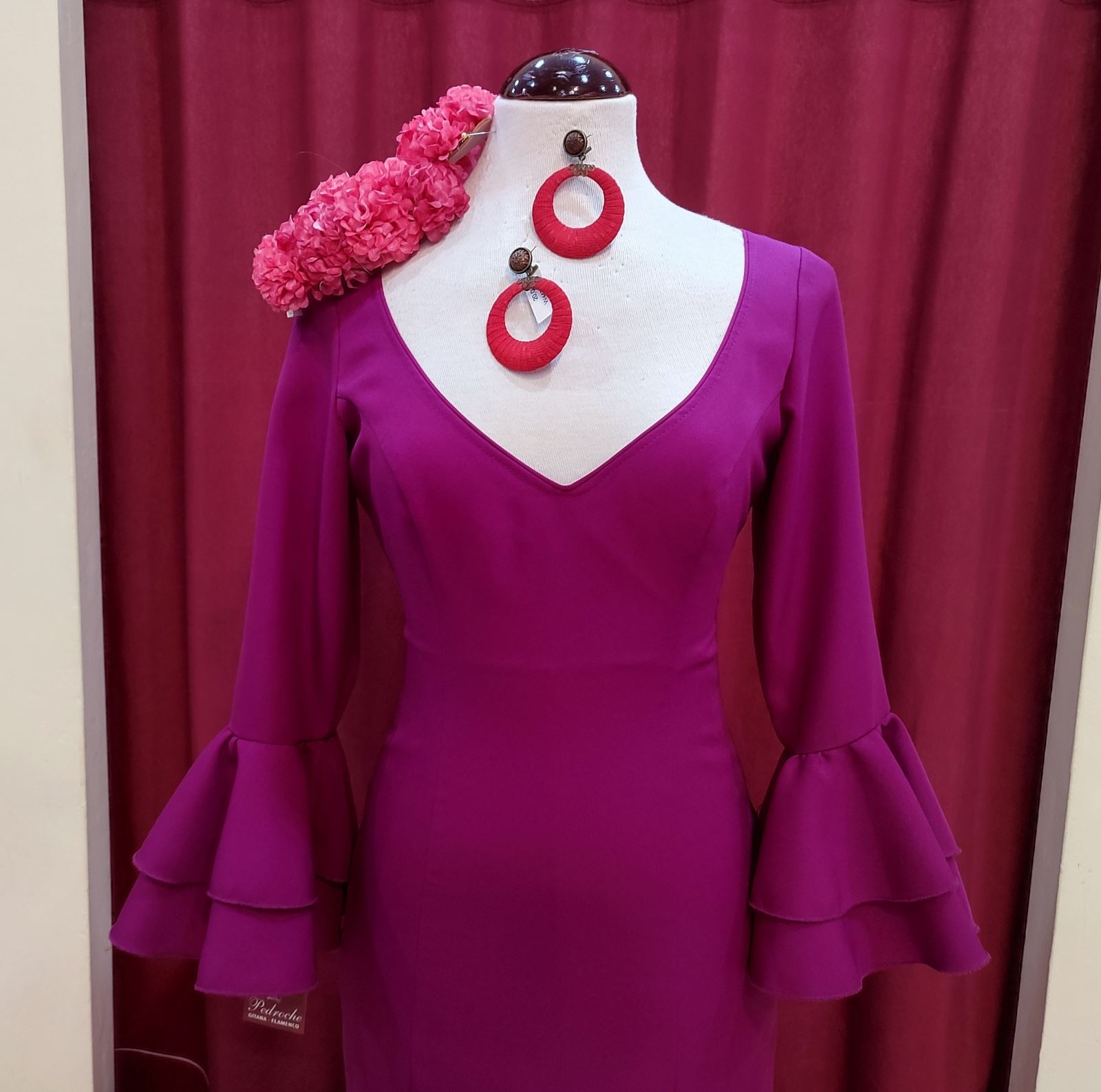 Vestido Flamenca MADRESELVA Buganvilla - Imagen 3