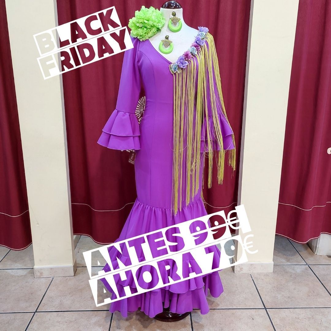 Vestido Flamenca MADRESELVA Violeta