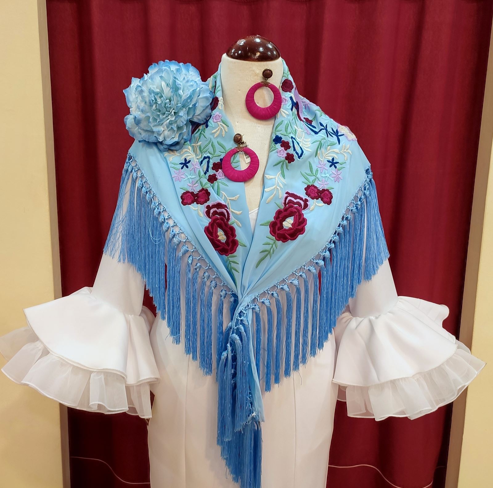 Vestido Flamenca BLANCA Blanco - Imagen 2