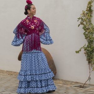 Vestido Flamenca Niña AZAHAR