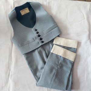 Chaleco Pantalon Campero Infantil PANAMA-RAYA Azul