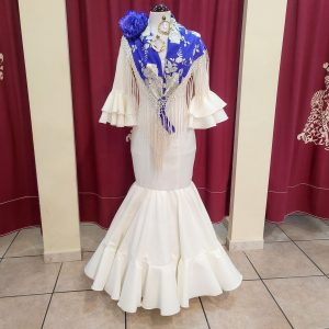 Vestido Flamenca ANGELA Beige