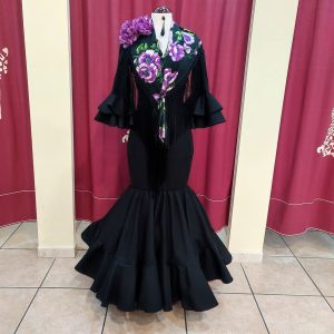 Vestido Flamenca ANGELA Negro