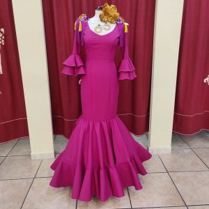 Vestido Flamenca ANGELA Buganvilla Claro