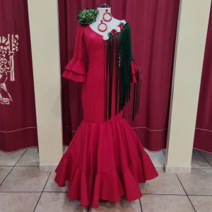 Vestido Flamenca ANGELA Rojo