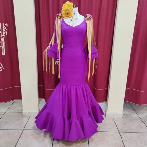 Vestido Flamenca ANGELA Buganvilla